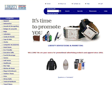 Tablet Screenshot of libertyadv.com